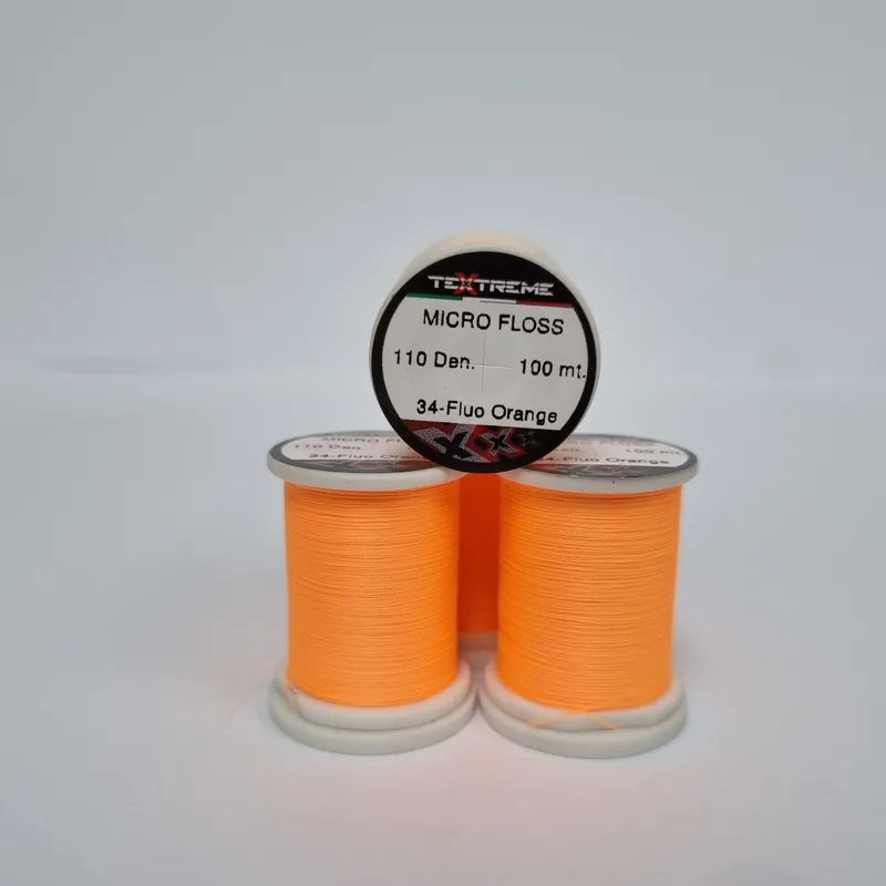 TEXTREME Micro Floss 110 Den in 34-Fluo Orange